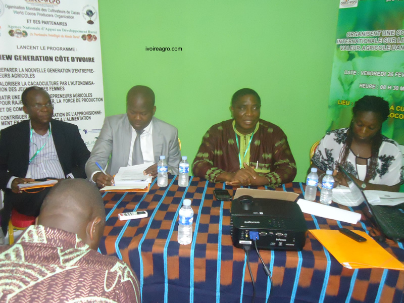 10/04/17 filière café cacao : l’OMCC et l’ANADER lancent le projet ‘’ New Generation- Côte d’Ivoire ‘’ pour la transformation locale du cacao